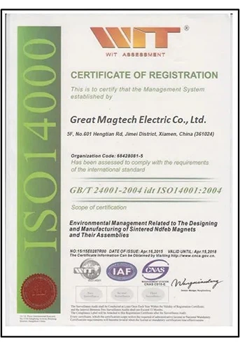 Certificate Of Registration